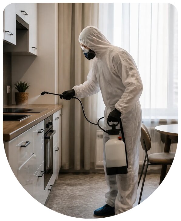 Санитарная обработка помещений в Гатчине с гарантией качества